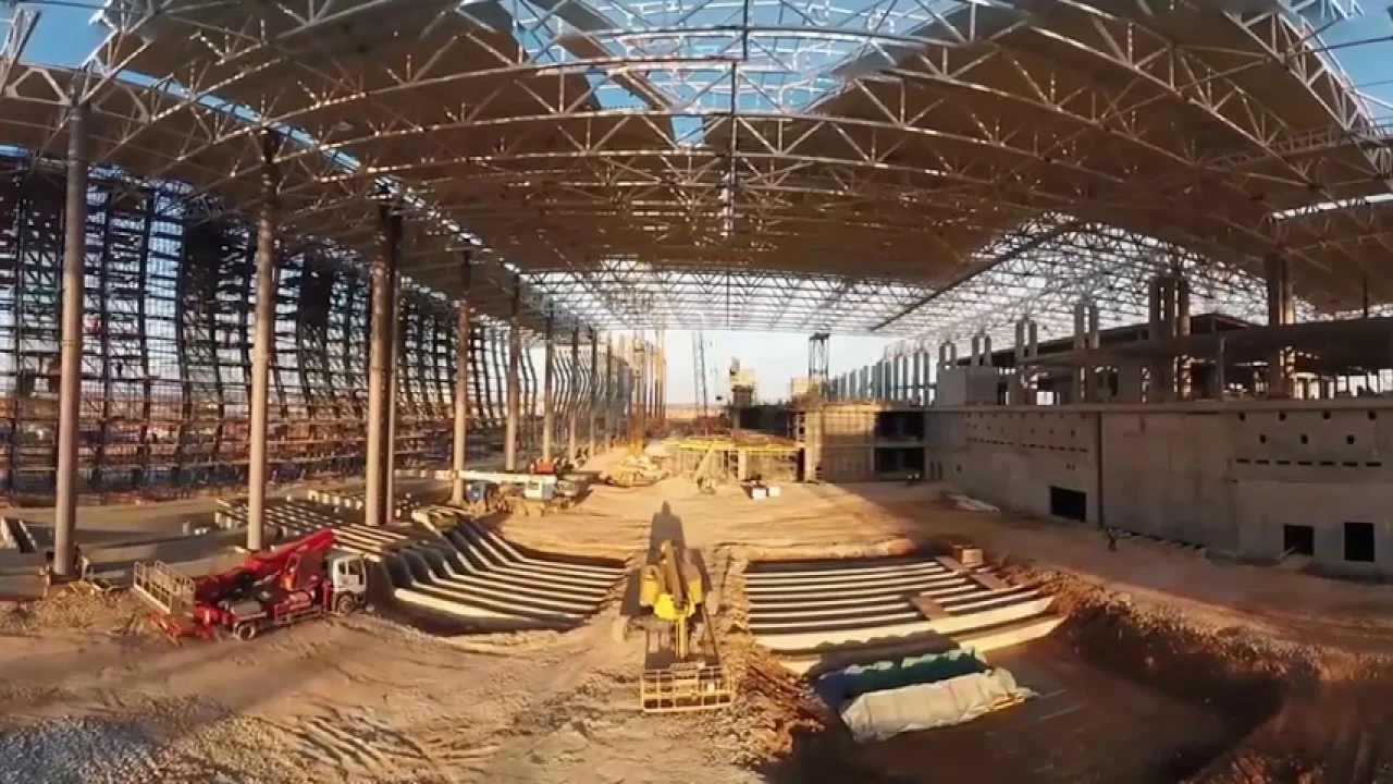 A frame from the regional development film