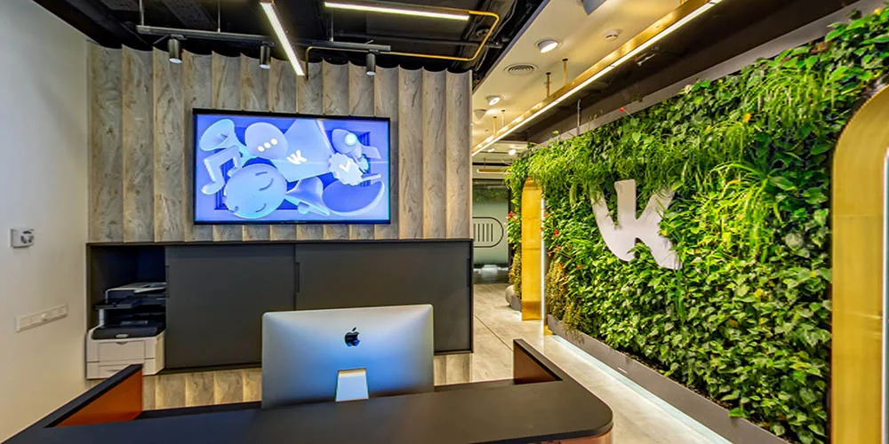 Interior of the VK office in Saint Petersburg